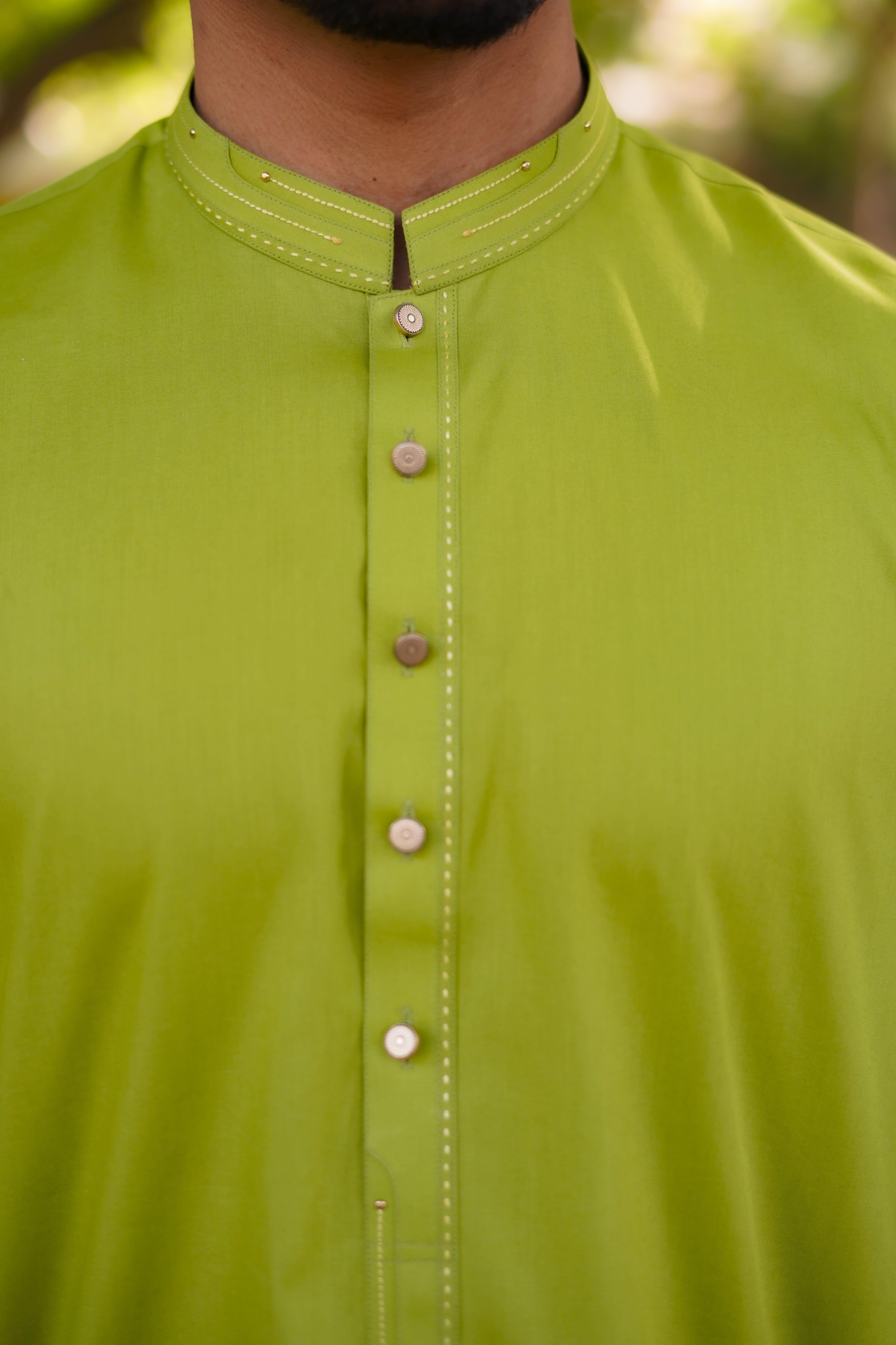 Neon Colour Egyptian Cotton Kurta Pajama